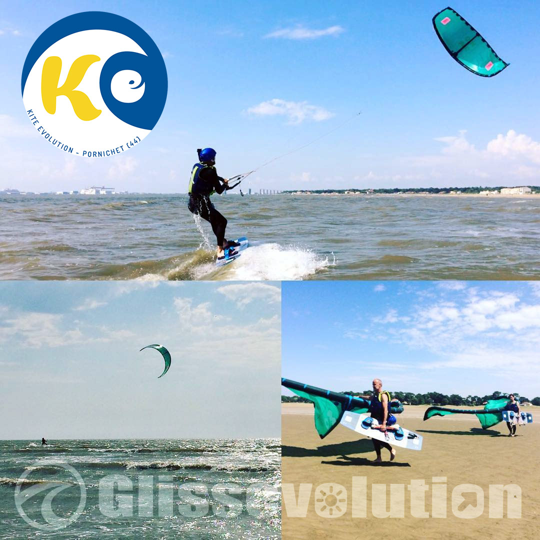 bon cadeau pour apprendre le kitesurf à pornichet, la baule saint brevin 44 en loire atlantique