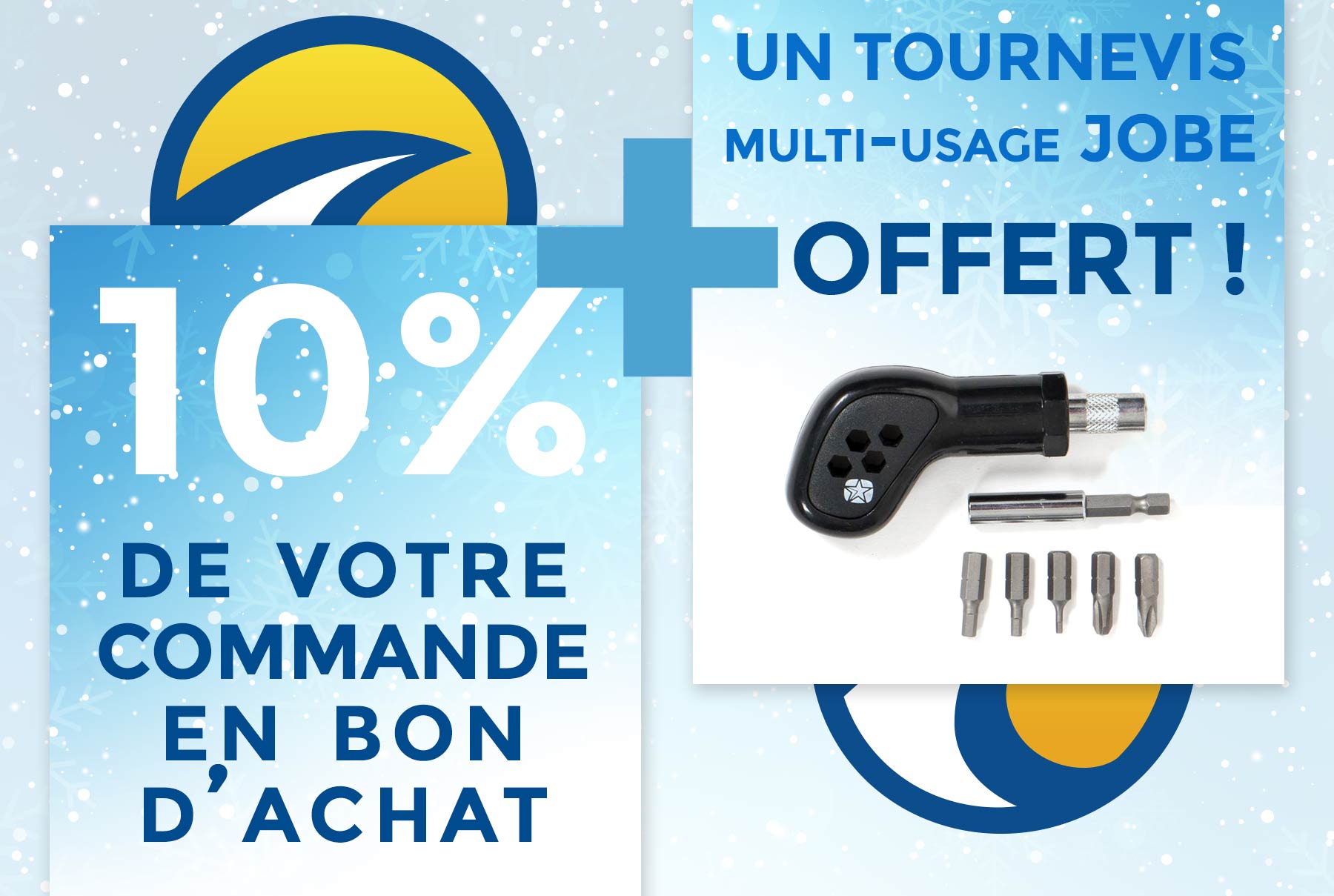  kitesurf et du wakeboard  10% de votre commande  bon achat + un tournevis  offert!