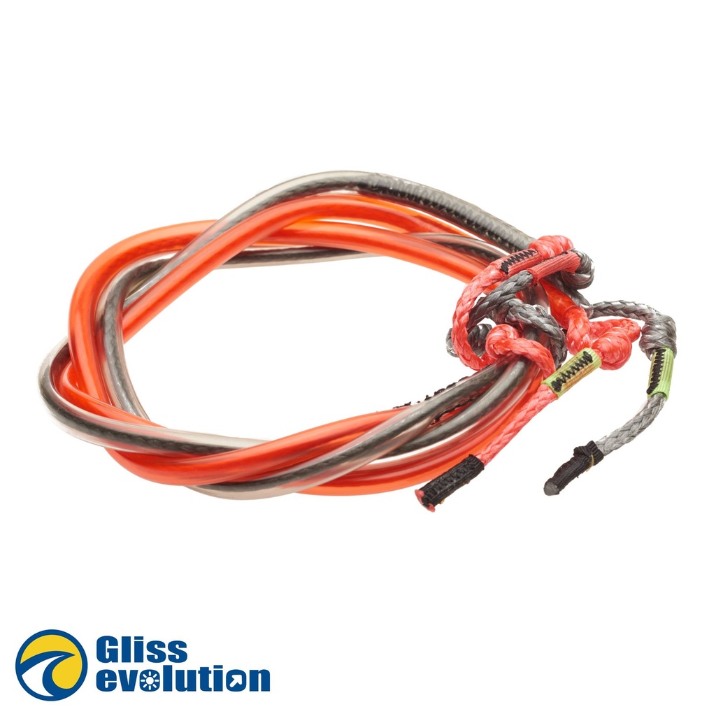 [ZG-PGL-3720] Ligne leader avec tube PVC (paire) - Duotone Kite