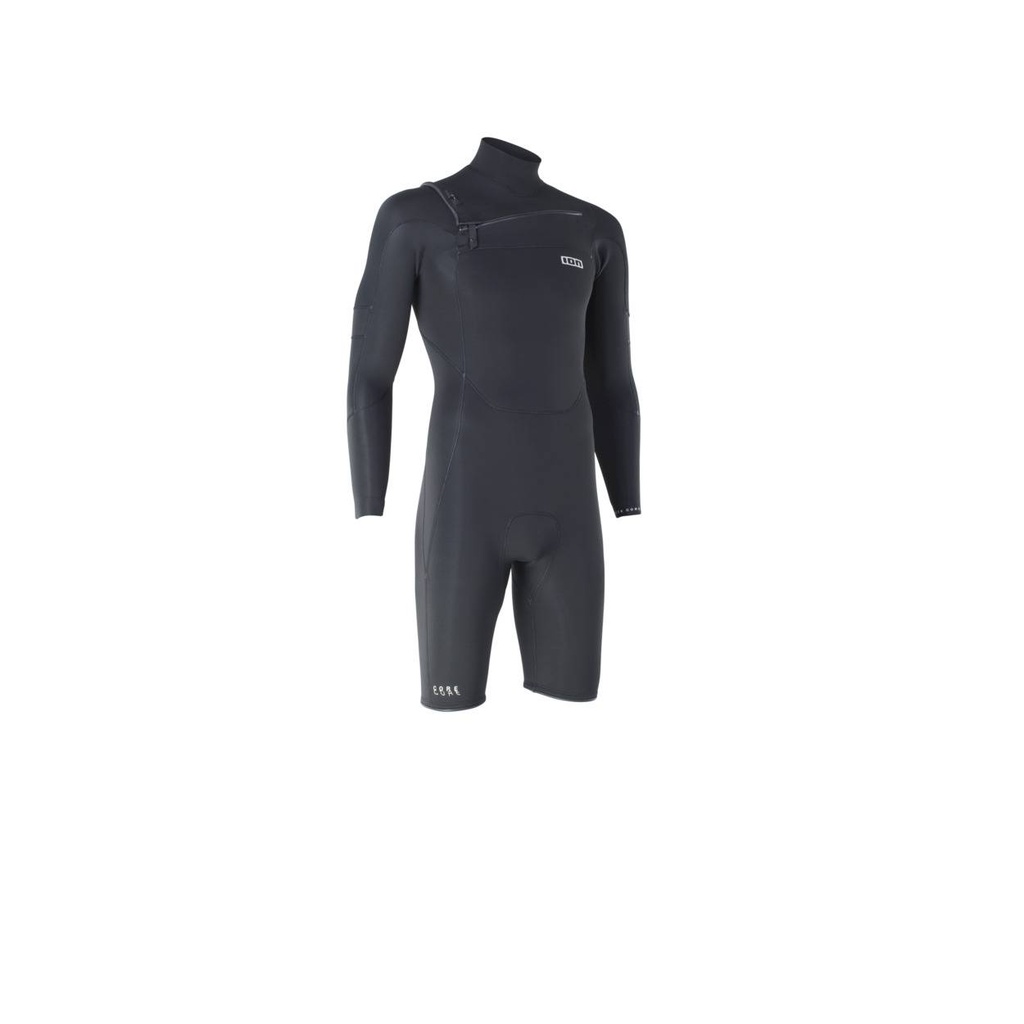 [ZG-PGL-7035-427455] ION SEEK CORE 3/2 SHORTY LS FRONT ZIP MEN 2026 (L (52), Noir)