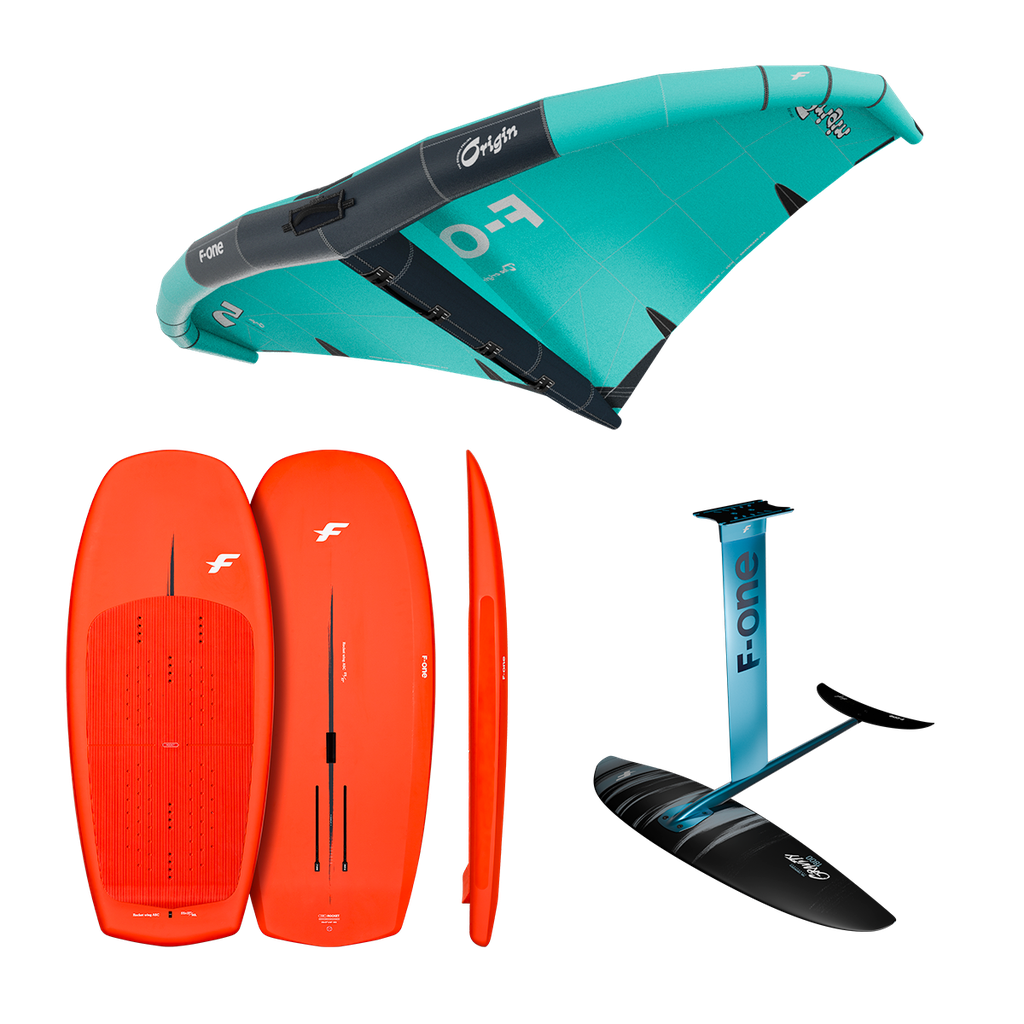 F-ONE ORIGIN GRAVITY 2025 (3,5m², 65, A - Flame, 1800, 5'3" / 75L)