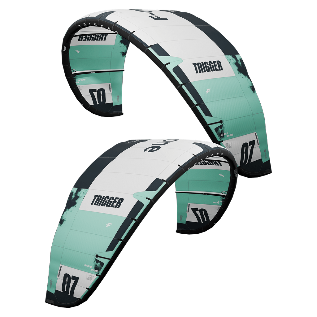 F-ONE TRIGGER TEC 2026 (6m², B- BLACK / MINT)