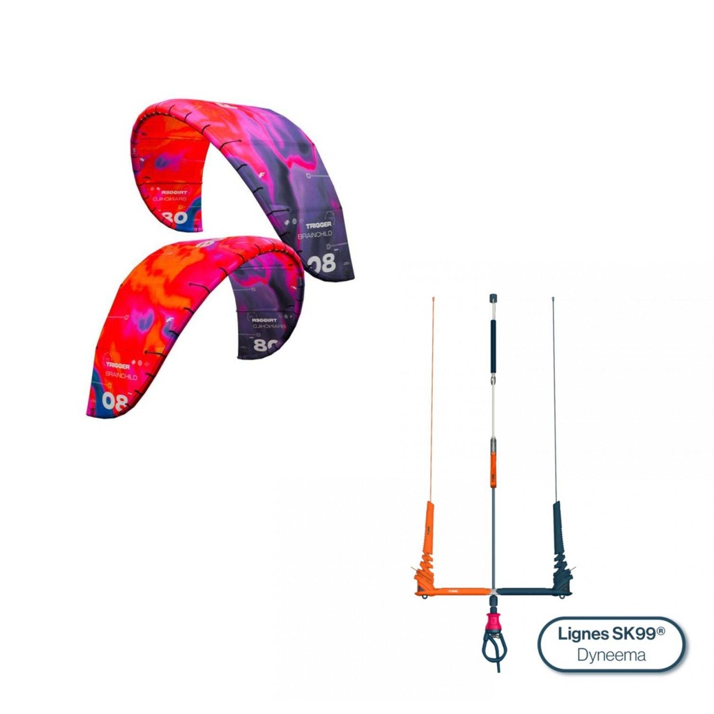 PACK F-ONE TRIGGER BRAINCHILD + LINXBAR SK99 (5m², 38 / 45 cm)