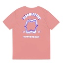 DIRTY HABITS JAWS OVERSIZE TEE - T-SHIRT ABRICOT