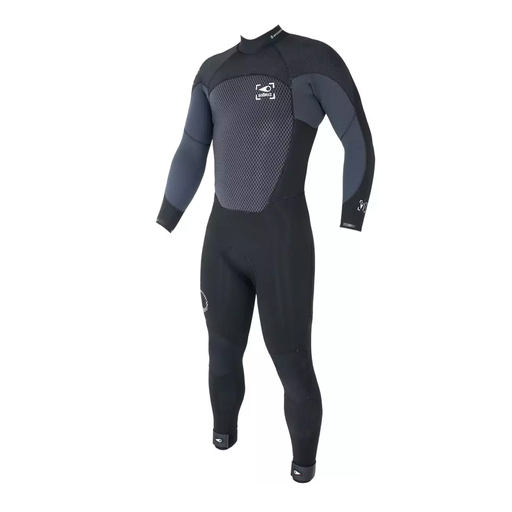 SOÖRUZ FULLSUIT 5/4 GURU WIND BACK ZIP - Organic oysterprene